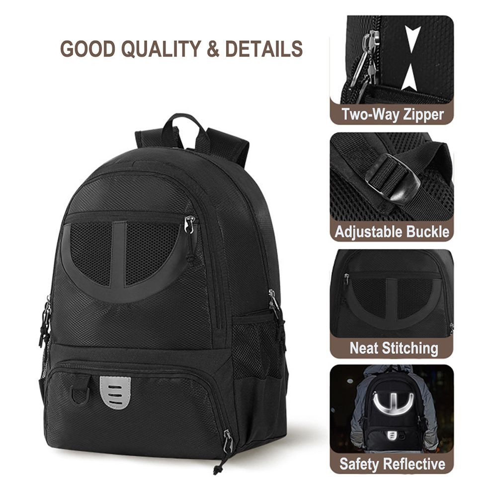 3-in-1 Sports Backpack Basketball Bag Sports Backpack with Ball Large Capacity Soccer Backpack