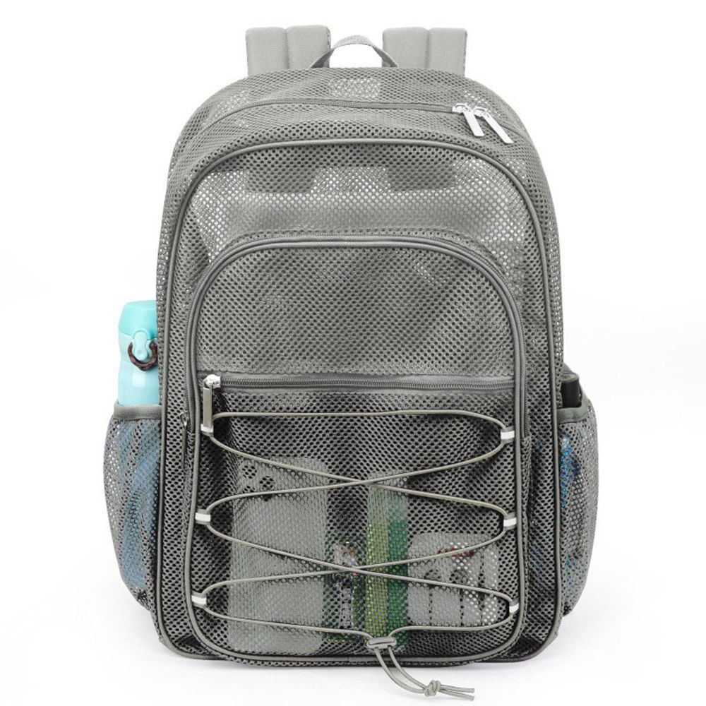 Breathable Mesh Backpack See Through College Backpack Mesh Bookbag