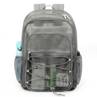 Breathable Mesh Backpack See Through College Backpack Mesh Bookbag