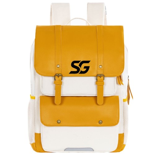 Fashionable Backpack New model with a high-end feel Large capacity Student Schoolbag Trendy flip design Backpack