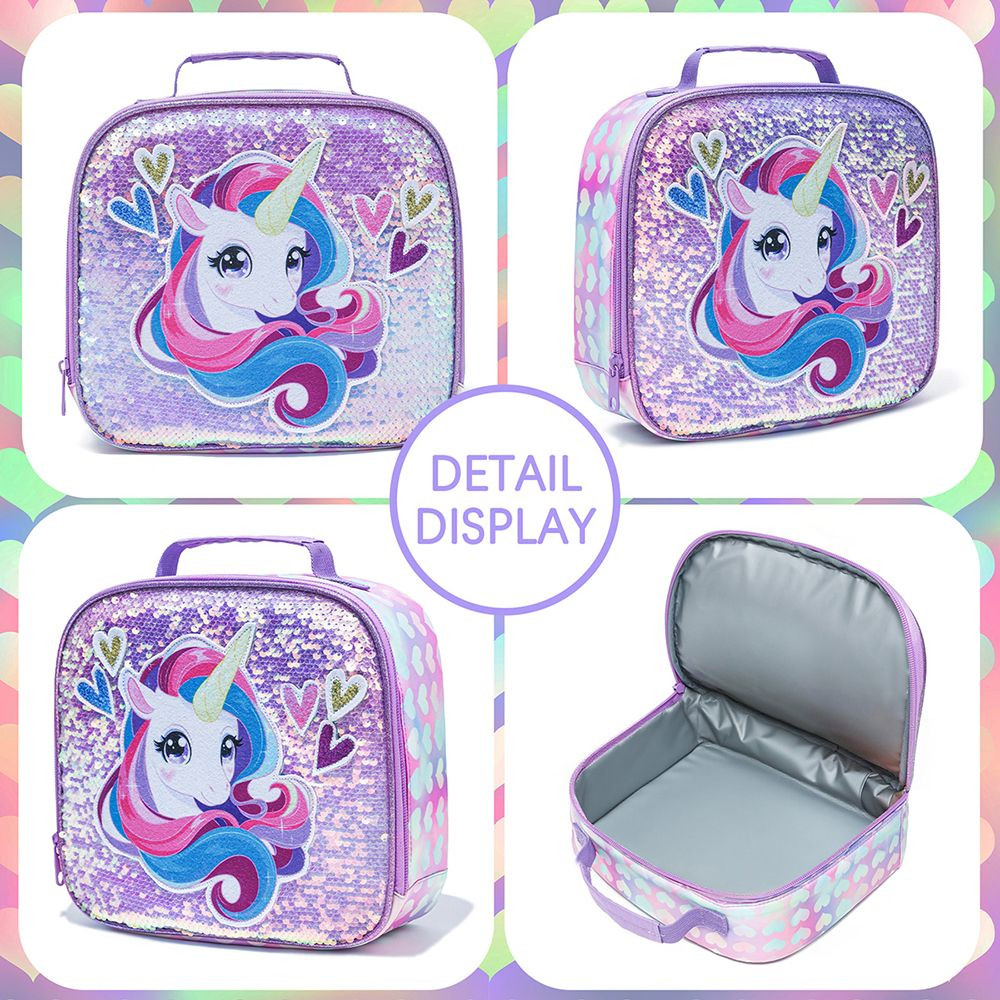 Kids School Rolling Backpack for Girls 3PCS With Trolley Wheeled Backpacks Rolling trolley School bag