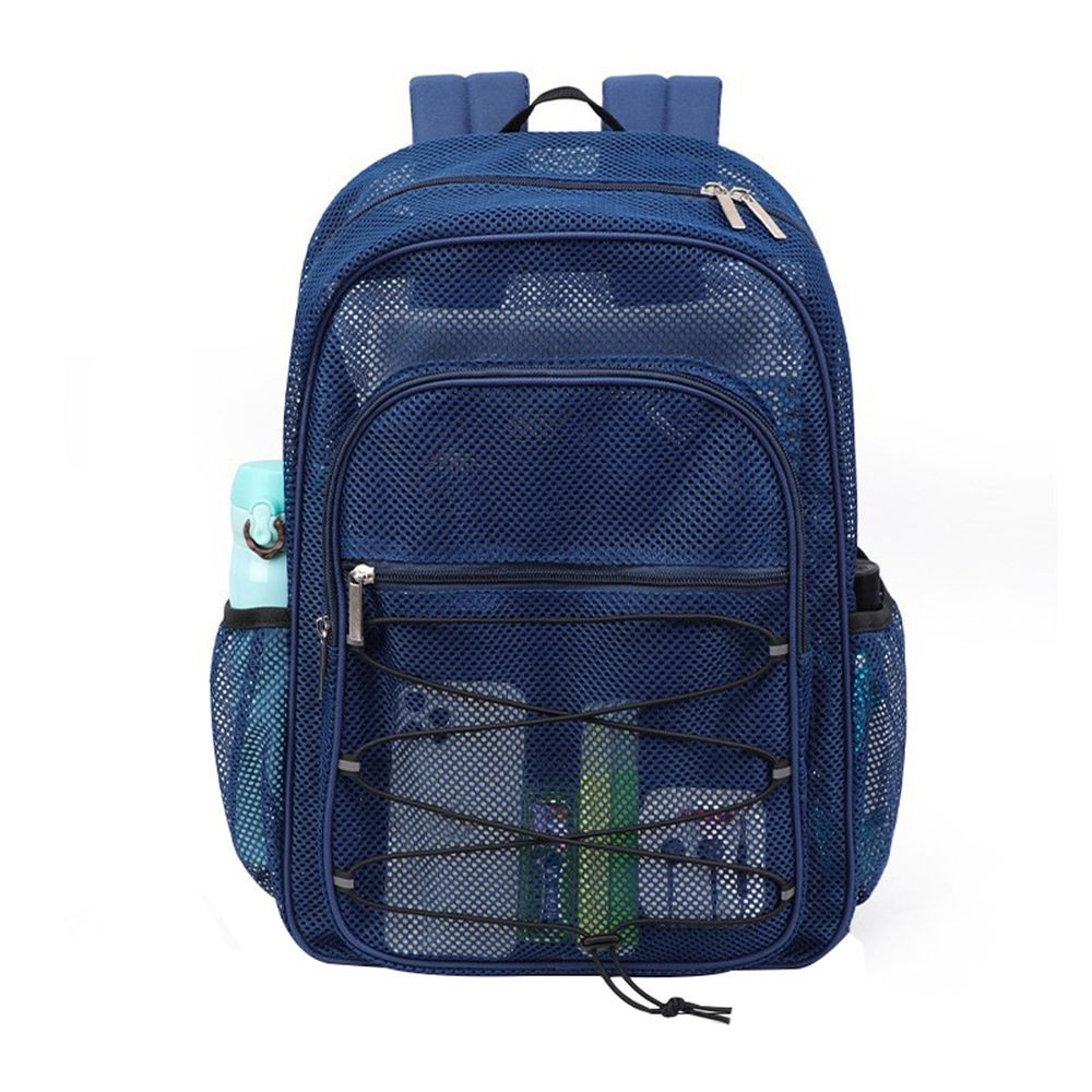 Breathable Mesh Backpack See Through College Backpack Mesh Bookbag
