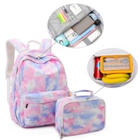 Multifunctional backpack large-capacity multifunctional lunch bag combination set student schoolbag