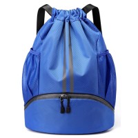 Drawstring bag, dry-wet separation swimming bag, waterproof swimsuit storage bag, basketball bag for men and women
